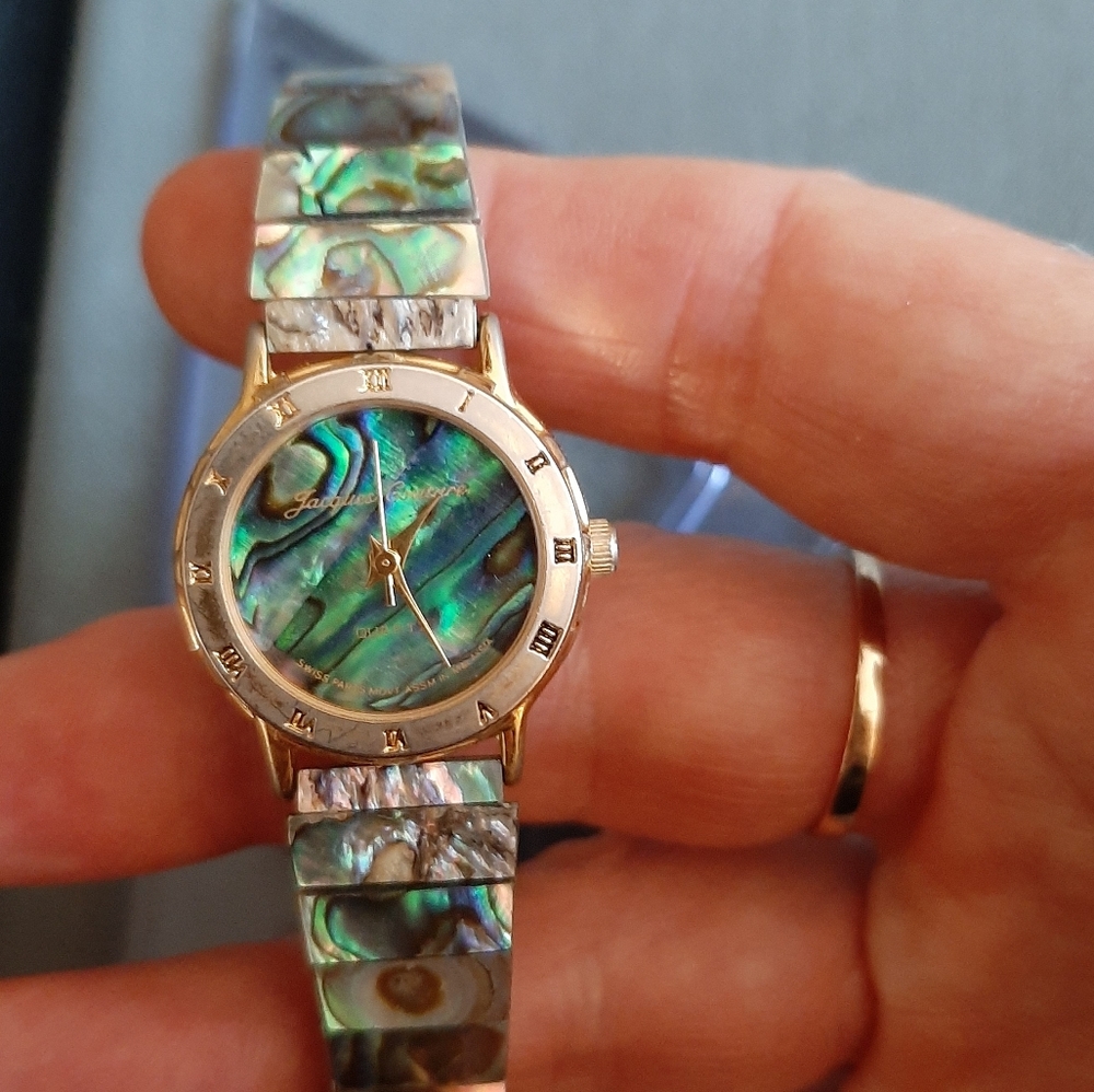Abalone shell watch